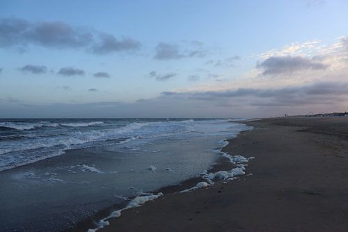 Ontwaken met de zee en het strand