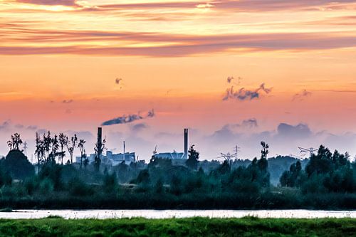 Zonsondergang in de Biesbosch