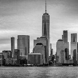 Manhattan, New York Skyline van Freek van Oord