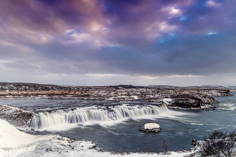 Waterfall Iceland Iceland by Sebastiaan van Stam Fotografie