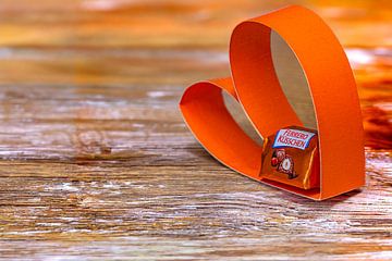 Liebe verpackt in Orange von Photoart-Naegele
