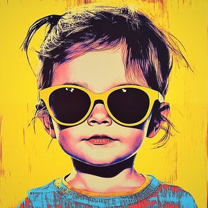 La fille dans le pop art