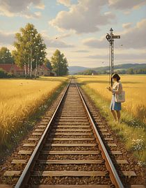 Passage der Golden Ricefield Railway von Regan Frederick