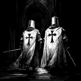 Crusader in cathedral by Pixelbull Design