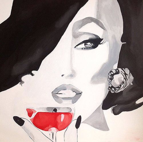 Cocktail Vogue Retro Glamour Vintage