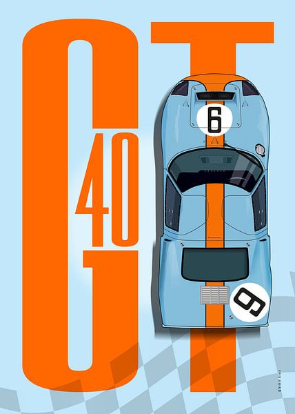 Hommage au GT40 par Theodor Decker