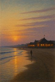 Serene Scheveningen Beach by Travel Shop