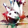 Bowling-Sportkunst #Bowling #Sport von JBJart Justyna Jaszke