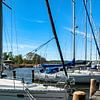 Segelschiffe im Hafen Seedorf bei Sellin, Rügen von GH Foto & Artdesign