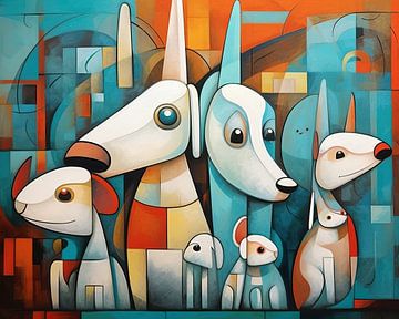 Hondenhumor van ARTEO Schilderijen