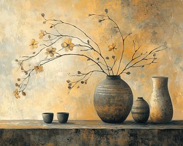 Blumenstillleben von Blickfänger Gemälde