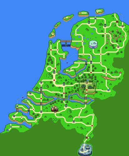 Map of the Netherlands by Armin Palavra
