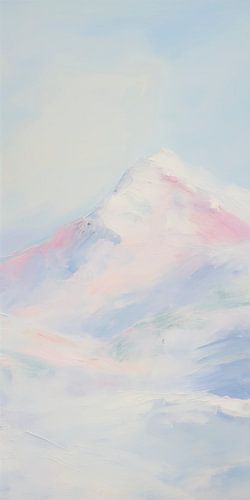 Paysage de montagne en hiver