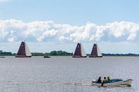 Skûtsje zeilen Friesland