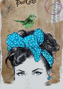 A LITTLE GREEN AND BLUE von LOUI JOVER