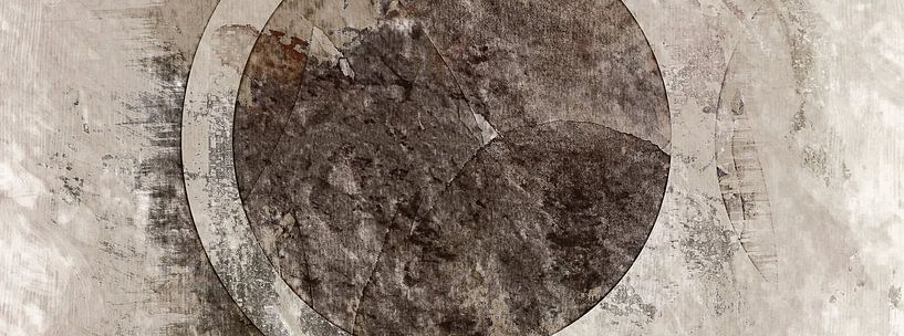 Earthy moon by Mad Dog Art