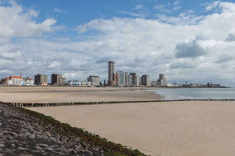 View of the town of Vlissingen in Zeeland. by Menno Schaefer