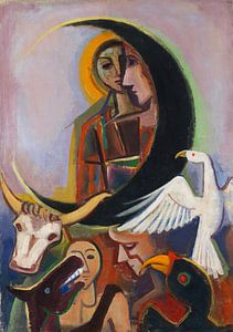 Karl Hofer, Schwarzer Mond, 1948