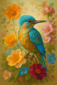 Kingfisher in Bloom - eine bunte Ode an die Natur