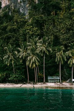 Verlaten strand, Filipijnen van Isabelle Vermeersch