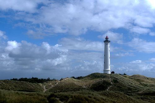 Runder Leuchtturm in Dänemark