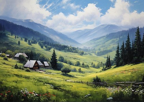 Schilderij Roemenië