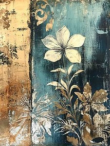 Peinture de fleurs | Fleur et Rococo