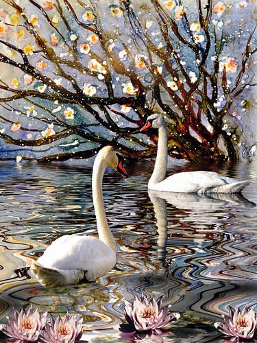 Zomer in de Swan Lake 