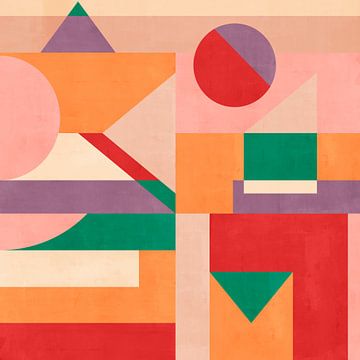 Modern Geometric Color Fields sur Georgia Chagas