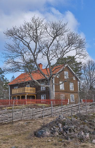 Maison suédoise à Stensjö par Geertjan Plooijer