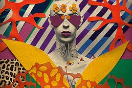 Popart portraits-sun worshippers by Ton Kuijpers