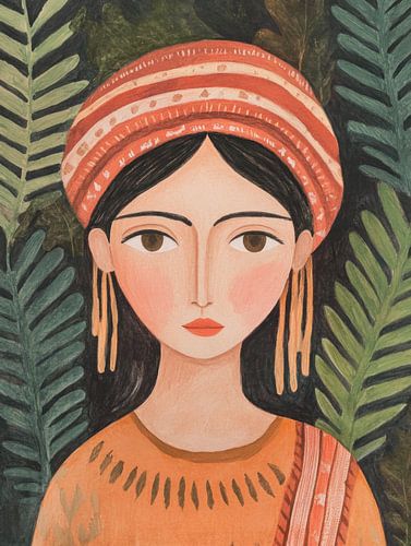 Liefelijk Mexicaans meisje