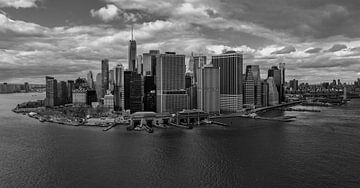 Skyline van Lower Manhattan van Davey Bogaard