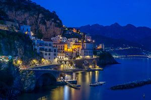 Amalfiküste - Atrani zur blauen Stunde