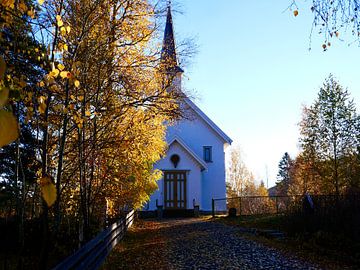 Jondalen kerkje in Noorwegen van Judith van Wijk