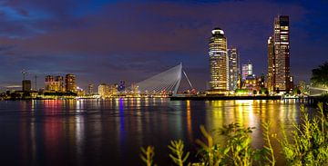 Skyline of Rotterdam Kleur van Klaus Lucas