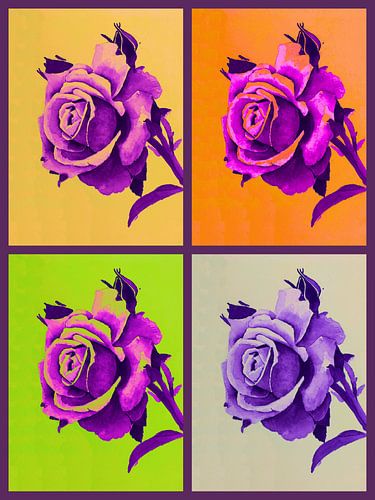 Rozen a la Warhol