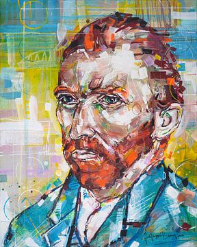 Vincent van Gogh peinture sur Jos Hoppenbrouwers