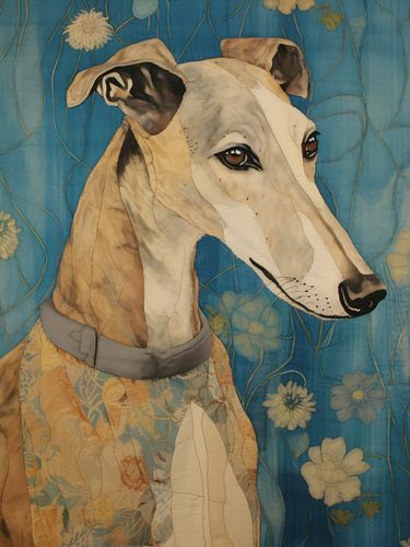 Élégant portrait de lévrier