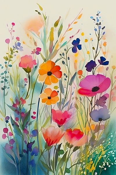 Refreshing Flower Dances by Christian Ovís
