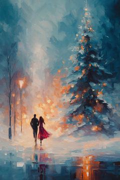 Winterwandeling tijdens kerst no.1 van Studio BB