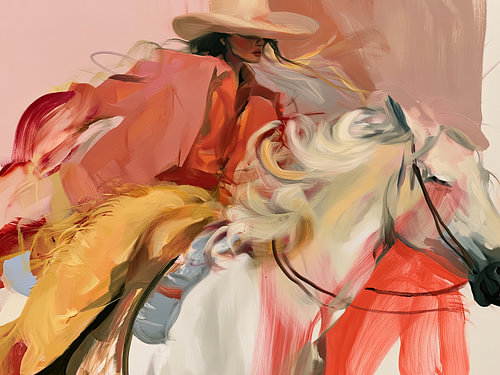 Pferd und Reiter