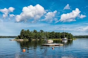 Schärengarten an der schwedischen Küste