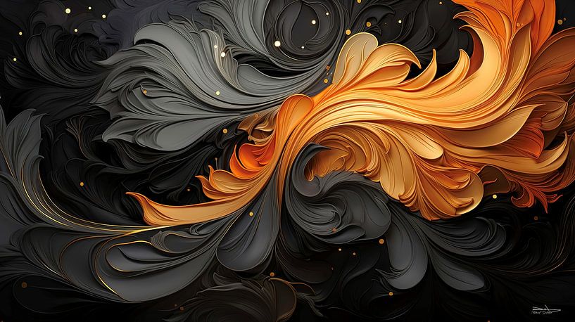 black-gold-silver by Gelissen Artworks