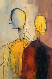 Abstracte Figuren Ontvouwen van Bert Nijholt