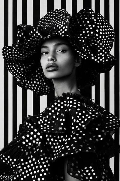 Fashionable elegance in black and white by Poster Art Shop