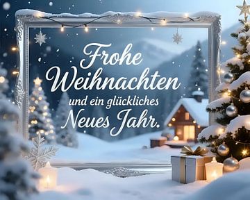 Kleurrijke kerstgroeten