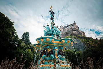 Schottland Ross Fountain Edinburgh von Bianca  Hinnen