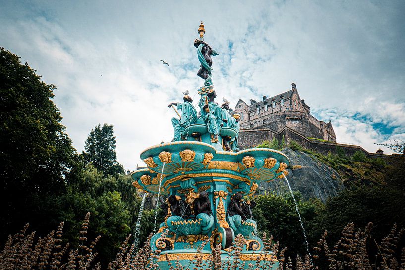 Scotland Ross Fountain Edinburgh by Bianca  Hinnen