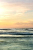 zonsondergang aan de kust